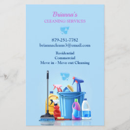 Reinigingsservice Flyer