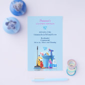 Reinigingsservice Flyer (Enkel)