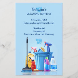 Reinigingsservice Flyer