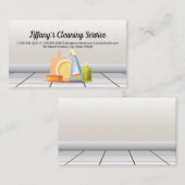 Reinigingsservice | Gelimide reinigingsmiddelen vo Visitekaartje (Voorkant / Achterkant)