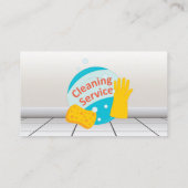 Reinigingsservice | Gelimide reinigingsmiddelen vo Visitekaartje (Achterkant)