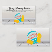 Reinigingsservice | Gelimide reinigingsmiddelen vo Visitekaartje (Voorkant / Achterkant)