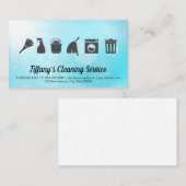 Reinigingsservice | Gereedschap voor het reinigen  Visitekaartje (Voorkant / Achterkant)