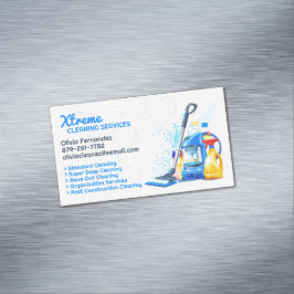 Reinigingsservice Magnetisch Visitekaartje