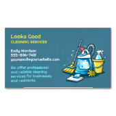 Reinigingsservice Magnetisch Visitekaartje (Voorkant)