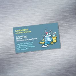 Reinigingsservice Magnetisch Visitekaartje
