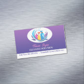 Reinigingsservice Magnetisch Visitekaartje (Voorbeeld)