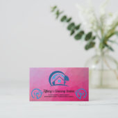 Reinigingsservice | Maid | Logo van het Huis Visit Visitekaartje (Staand voorkant)