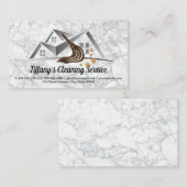 Reinigingsservice | Maid | Mop en Home Visitekaartje (Voorkant / Achterkant)