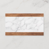 Reinigingsservice | Maïde Logo | Houtmarmer Visitekaartje (Achterkant)