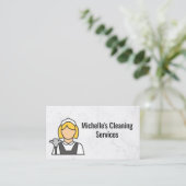 Reinigingsservice | Maïde Logo Visitekaartje (Staand voorkant)