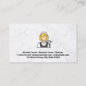 Reinigingsservice | Maïde Logo Visitekaartje (Achterkant)