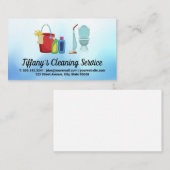 Reinigingsservice | Maïde reinigingsapparatuur Visitekaartje (Voorkant / Achterkant)