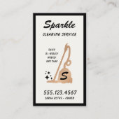 Reinigingsservice met behulp van Retro Gold Vacuum Contactkaartje (Voorkant)