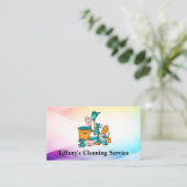 Reinigingsservice | Middel-gereedschap Visitekaartje (Staand voorkant)