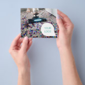 Reinigingsservice Modern Simple Brochure Flyer (Hand)