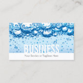 Reinigingsservice Professioneel water en bubbels g Visitekaartje (Voorkant)