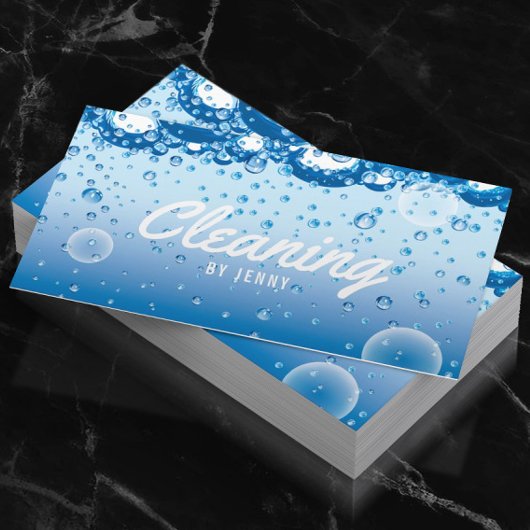 Reinigingsservice Professionele bewaarder Visitekaartje