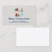 Reinigingsservice | Schoonmaak in vloeibare vorm | Visitekaartje (Voorkant / Achterkant)