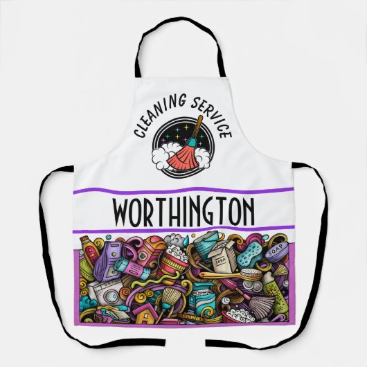 Reinigingsservice Schort (Voorkant)