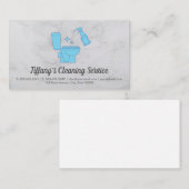 Reinigingsservice | Toilet Spraing | Maid Visitekaartje (Voorkant / Achterkant)