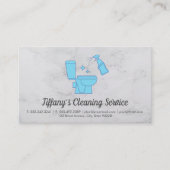 Reinigingsservice | Toilet Spraing | Maid Visitekaartje (Voorkant)