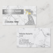 Reinigingsservice Trendy Marble Modern Maid Visitekaartje (Voorkant / Achterkant)