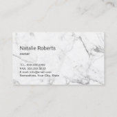 Reinigingsservice Trendy Marble Modern Maid Visitekaartje (Achterkant)