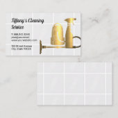 Reinigingsservice | Vacuüm | Spuitfles Visitekaartje (Voorkant / Achterkant)