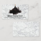 Reinigingsservice | Veer Duster Visitekaartje (Voorkant / Achterkant)