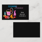 Reinigingsservice Visitekaartje (Voorkant / Achterkant)