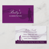 Reinigingsservice Visitekaartje (Voorkant / Achterkant)