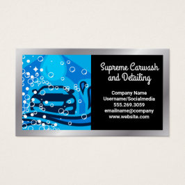 Reinigingsservice voor Logo met autowrakken | Bubb Visitekaartje