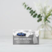 Reinigingsservice voor wasgoed voor auto's | Zeepb Visitekaartje (Staand voorkant)