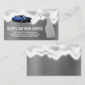 Reinigingsservice voor wasgoed voor auto's | Zeepb Visitekaartje (Voorkant / Achterkant)