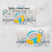 Reinigingsservice | Zeep Bubble Visitekaartje (Voorkant / Achterkant)