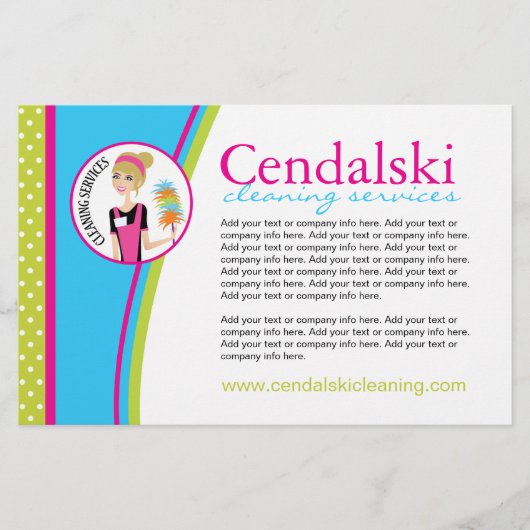 Reinigingsservicelager Flyer (Voorkant)