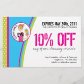 Reinigingsservicelager Flyer (Achterkant)