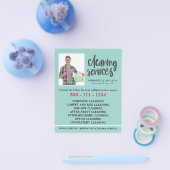 Reinigingsservices Moderne foto Flyer (Enkel)