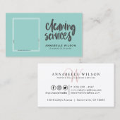 Reinigingsservices Moderne foto Visitekaartje (Voorkant / Achterkant)