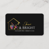 Reinigingsservices Scannen naar verbinding met zwa Visitekaartje (Voorkant)