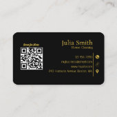 Reinigingsservices Scannen naar verbinding met zwa Visitekaartje (Achterkant)