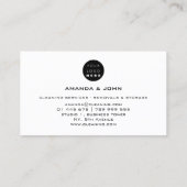 Reinigingsservices Verwijderingen Opslag Aangepast Visitekaartje (Achterkant)