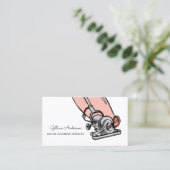 Reinigingsservices voor het verwijderen van peach- visitekaartje (Staand voorkant)