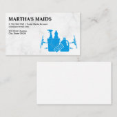 Reinigingstoestellen | Achtergrond marmer Visitekaartje (Voorkant / Achterkant)