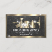 Reinigingstoestellen | Goud metaal | Sparkle Shine Visitekaartje (Voorkant)