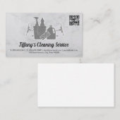 Reinigingstoestellen | Qr code Visitekaartje (Voorkant / Achterkant)