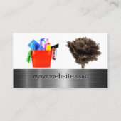 Reinigingstoestellen | Veer Duster Visitekaartje (Achterkant)