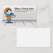 Reinigingsvrouwen | Tile Flooring Visitekaartje (Voorkant / Achterkant)