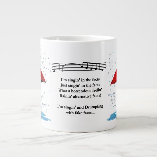 Reining and Singing Alternative Facts Jumbo Mok (Voorkant)